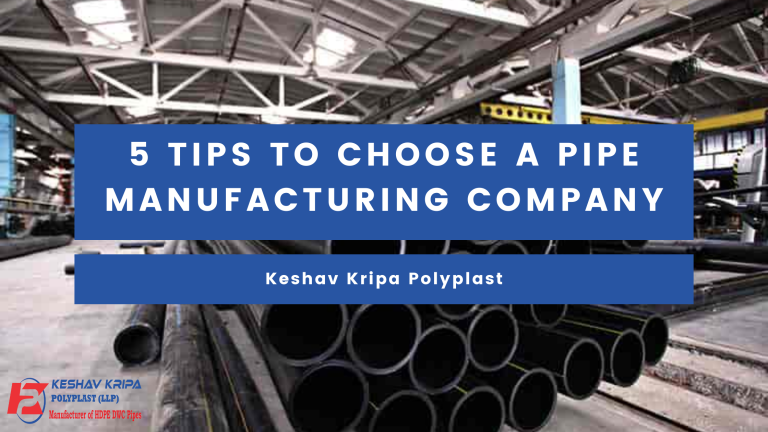 how to choose a mnufracturing pipe company