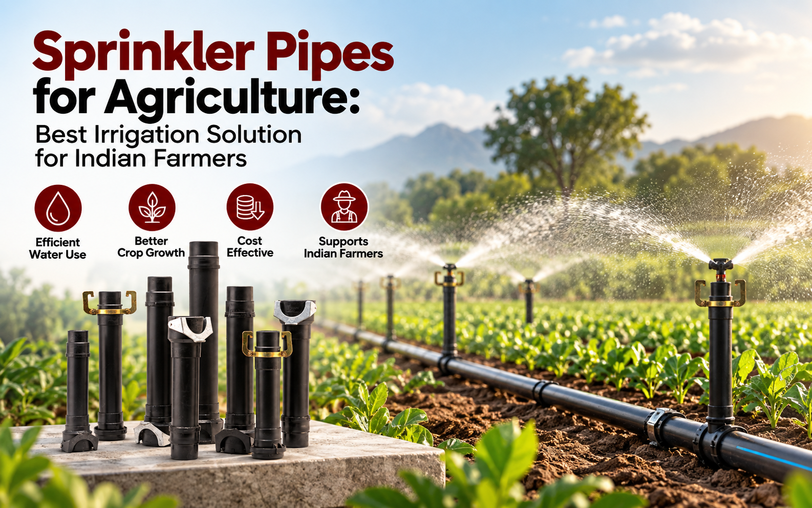 Sprinkler Pipes for Agriculture: Best Irrigation Solution for Indian Farmers