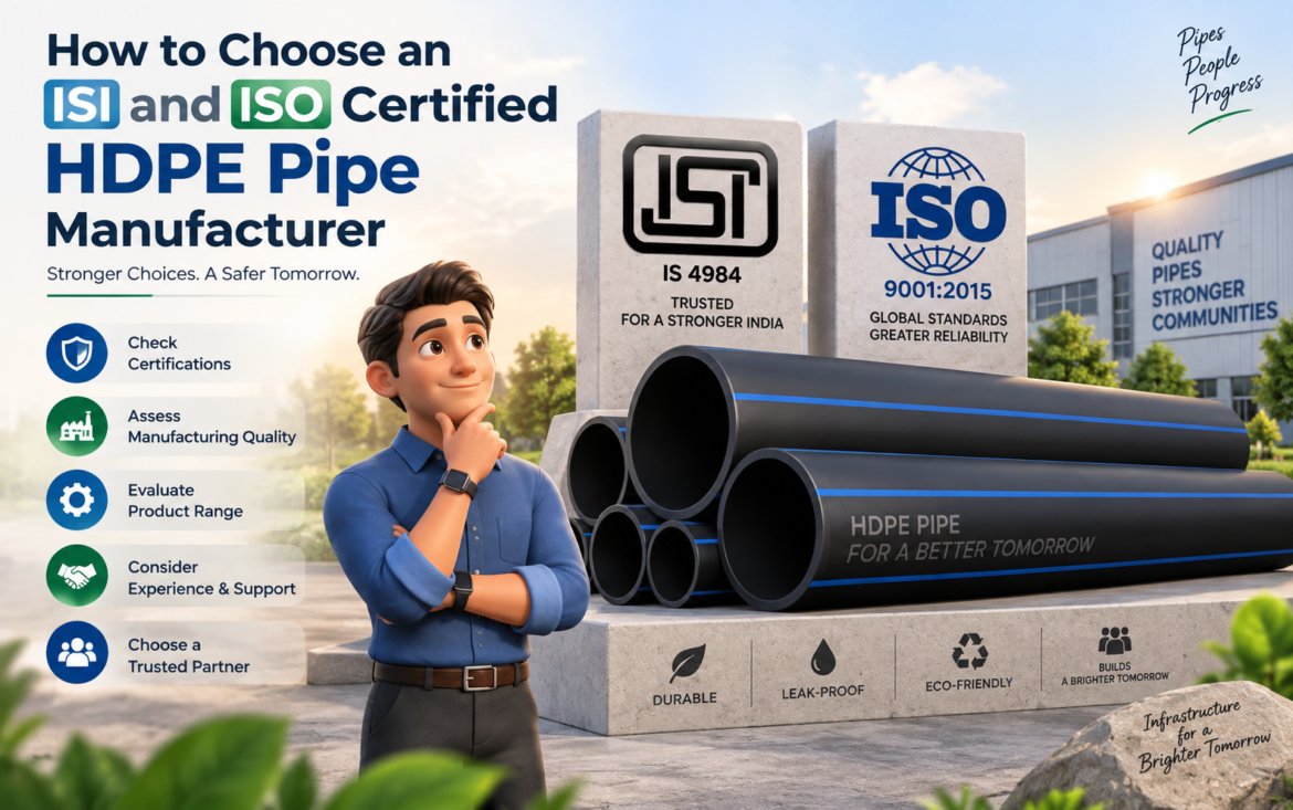How to Choose an ISI and ISO Certified HDPE Pipe Manufacturer