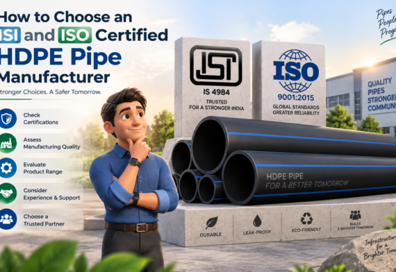 How to Choose an ISI and ISO Certified HDPE Pipe Manufacturer