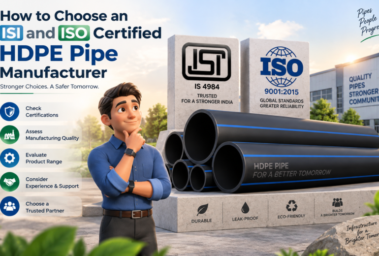 How to Choose an ISI and ISO Certified HDPE Pipe Manufacturer