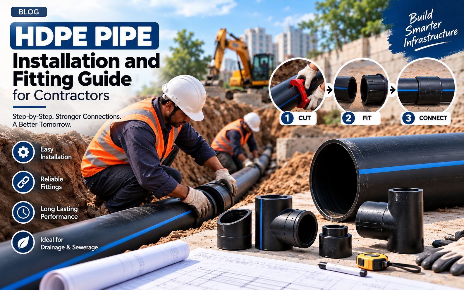 HDPE Pipe Installation and Fitting Guide for Contractors