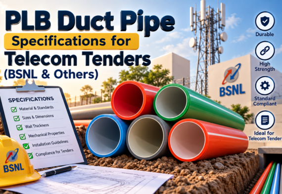 PLB Duct Pipe Specifications for Telecom Tenders (BSNL & Others)