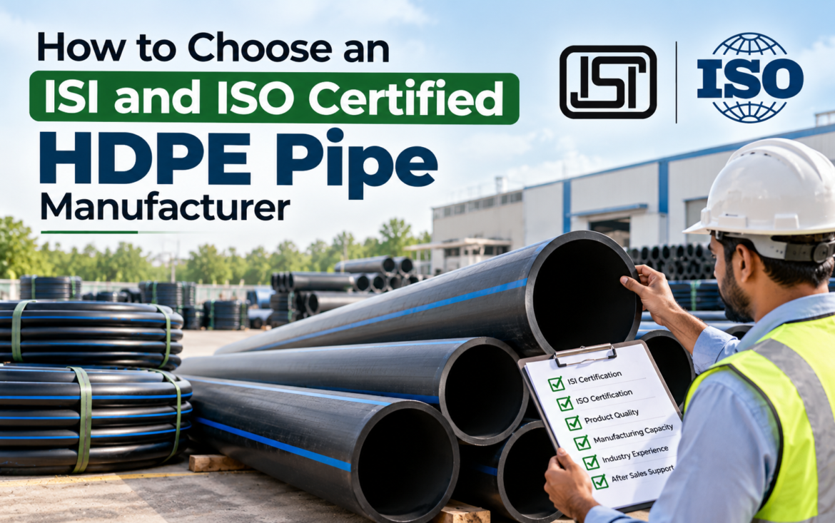How to Choose an ISI and ISO Certified HDPE Pipe Manufacturer