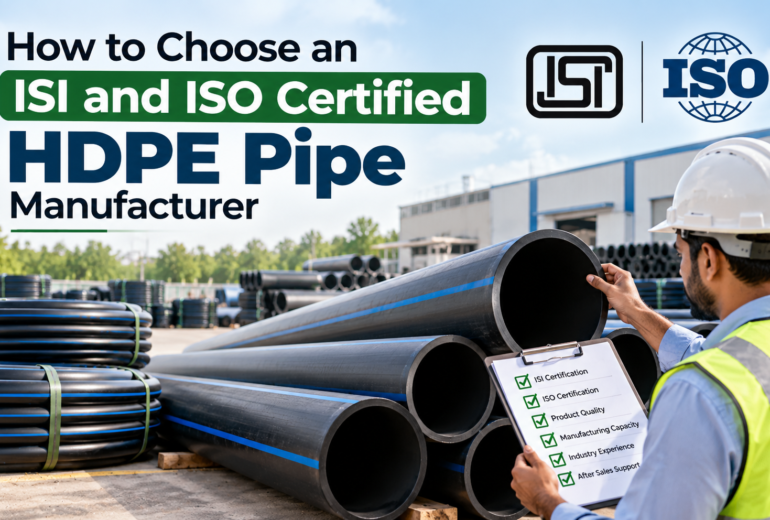 How to Choose an ISI and ISO Certified HDPE Pipe Manufacturer