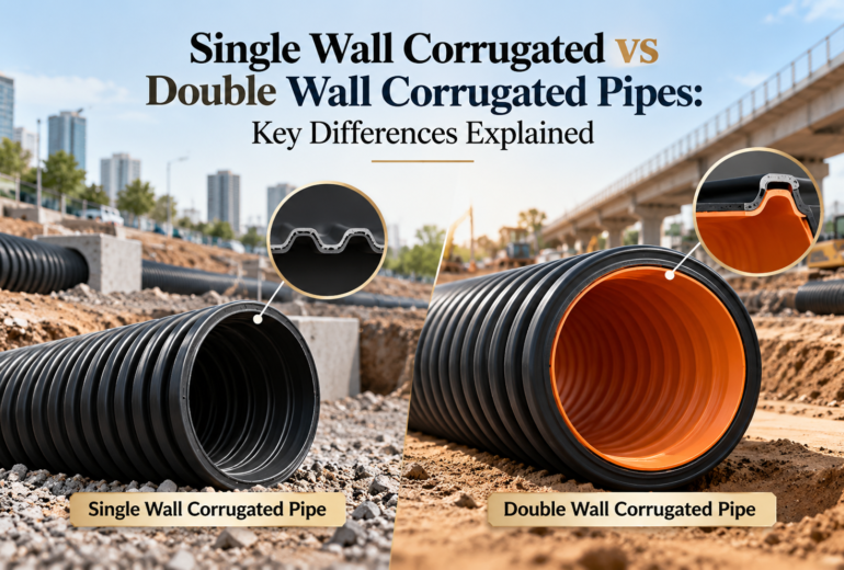 Single Wall Corrugated vs Double Wall Corrugated Pipes: Key Differences Explained